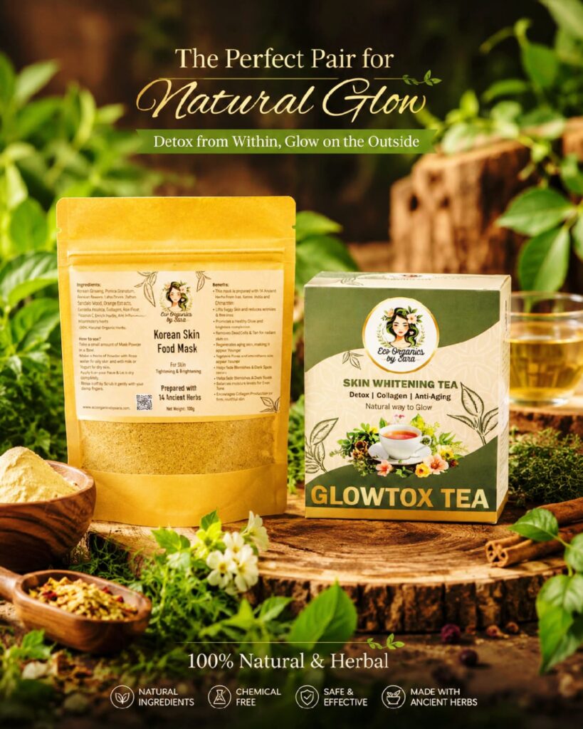 Beauty Bundle | Glowtox Tea with Korean Mask